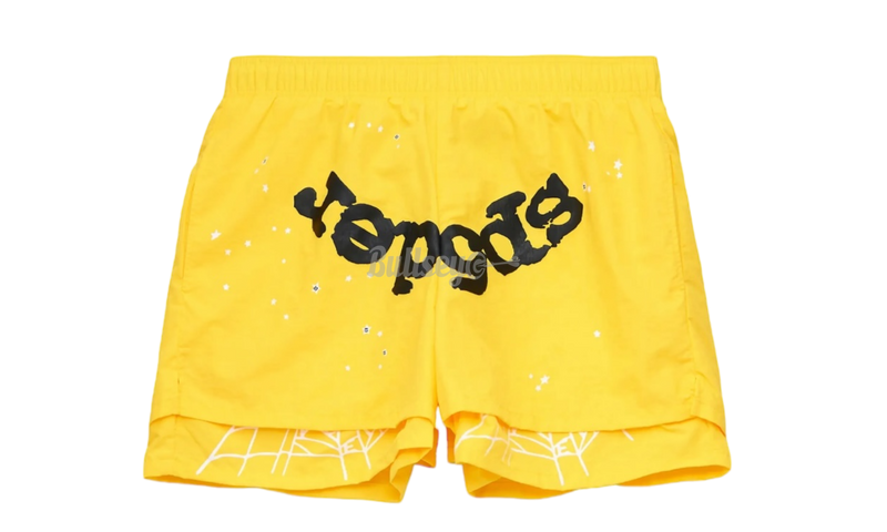 Spider Yellow OG Web Double Layer Short-Bullseye Sneaker Boutique