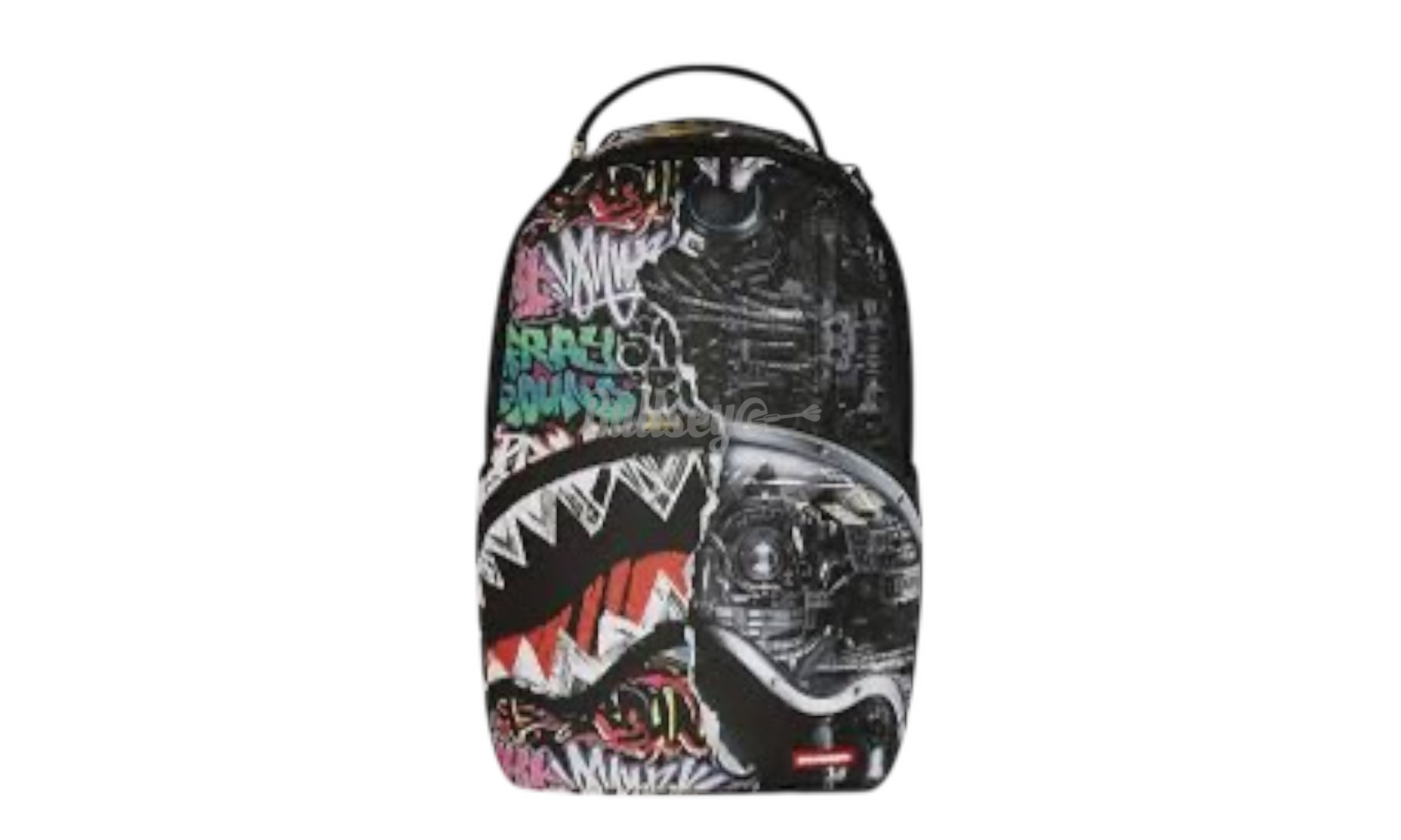 Sprayground Split Cybershark DLXSV Backpack-Bullseye Sneaker Boutique