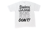 Strawberry Jams But My Glock Don't Rcade White T-Shirt-Bullseye Sneaker Boutique