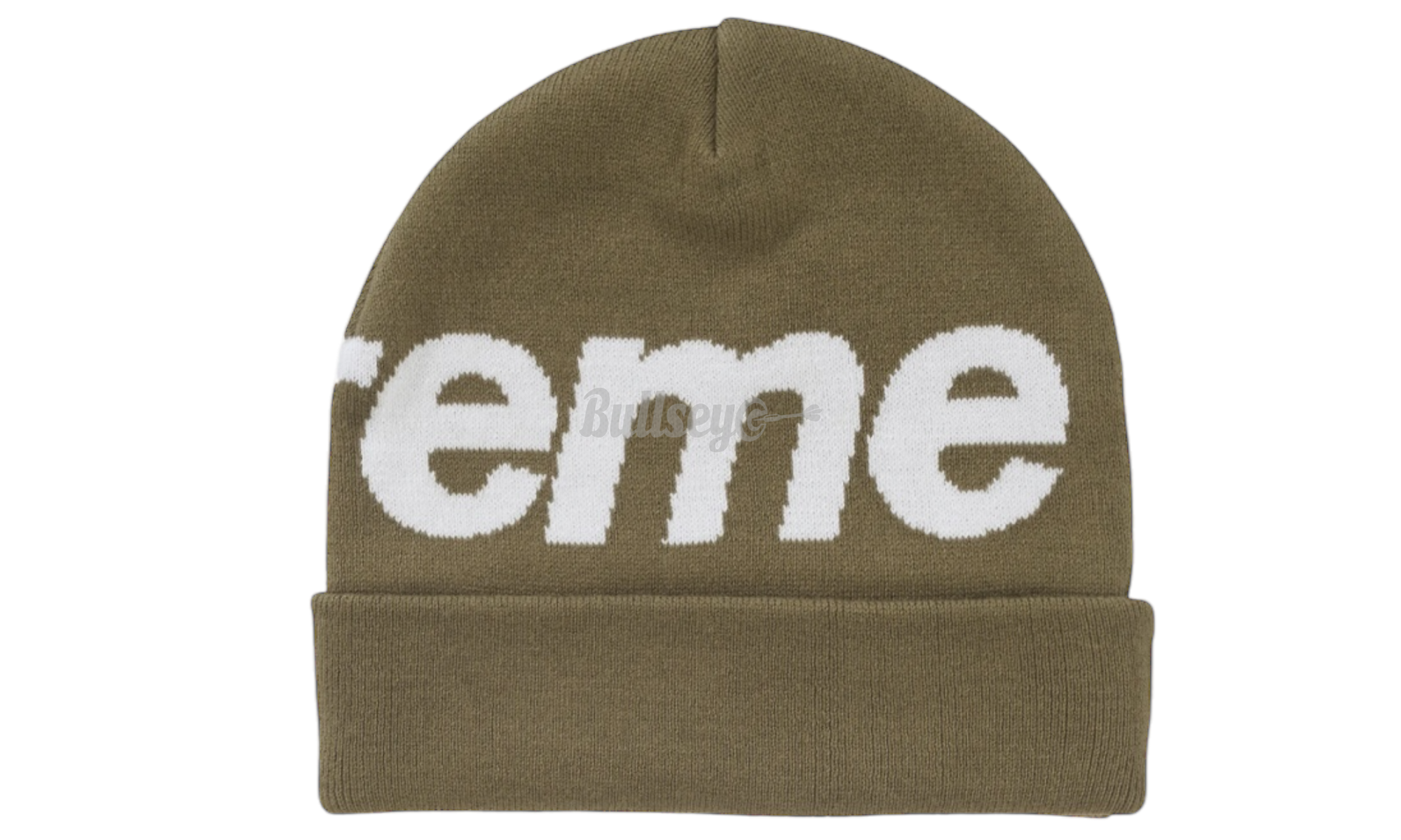 Supreme Big Logo Beanie Olive (FW24)