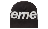 Supreme Big Logo Black Beanie