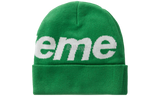 Supreme Big Logo Green Beanie