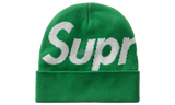 Supreme Big Logo Green Beanie-Urlfreeze Sneakers Sale Online