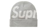 Supreme Big Logo Grey Beanie-Bullseye Sneaker minimalistas Boutique