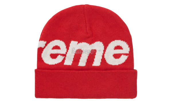 Supreme Big Logo Red Beanie