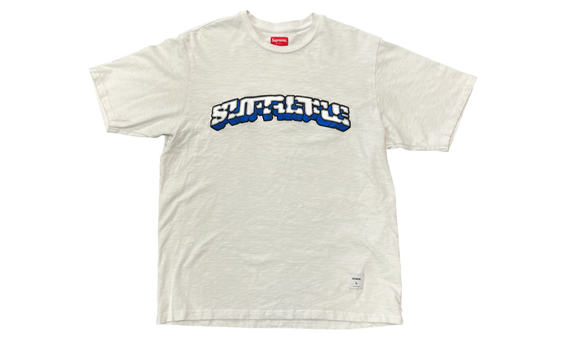 Supreme Block Arc S/S White T-Shirt (PreOwned)-Bullseye Sneaker Boutique