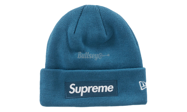 Supreme Blue New Era Box Logo Beanie (FW23)-Bullseye Sneaker minimalistas Boutique