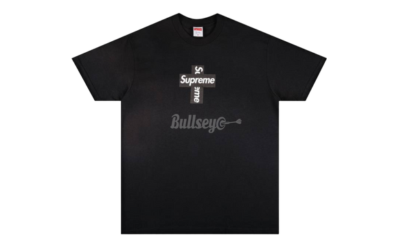 Supreme Cross Box Logo Black T-Shirt-Bullseye Sneaker Boutique