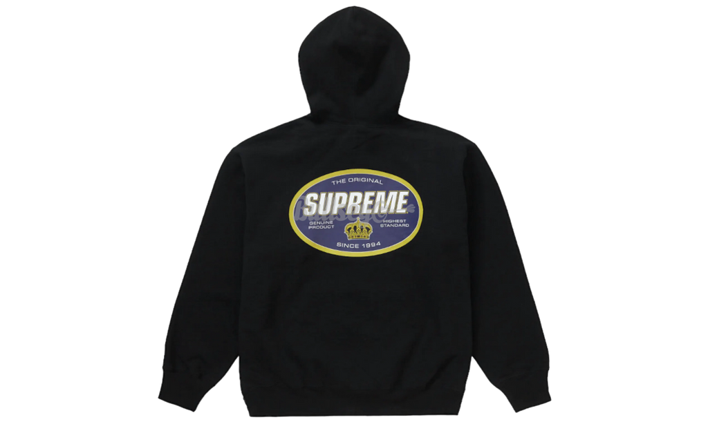 Sudadera supreme negra best sale original