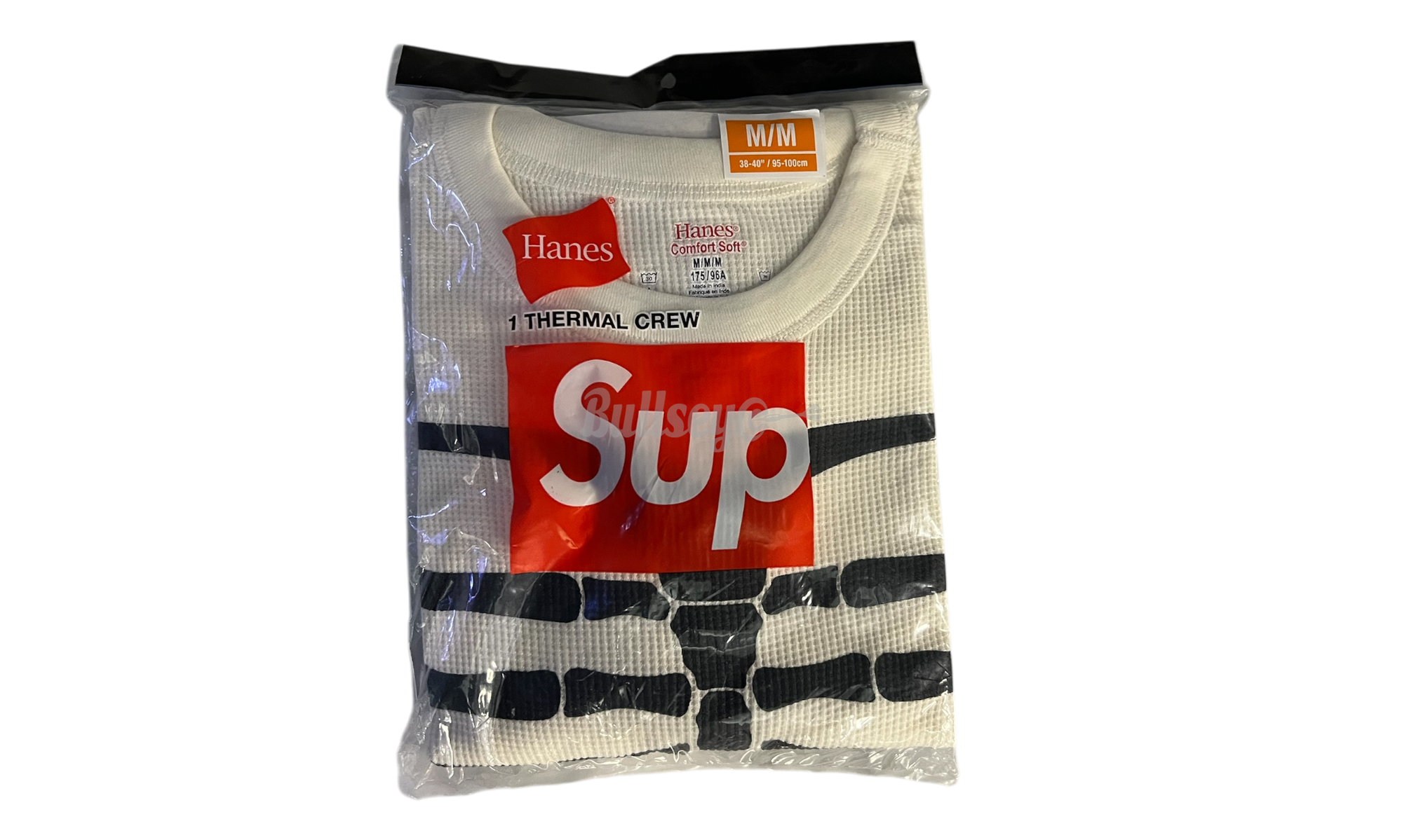 Supreme Hanes Bones White Thermal-Bullseye Sneaker Boutique