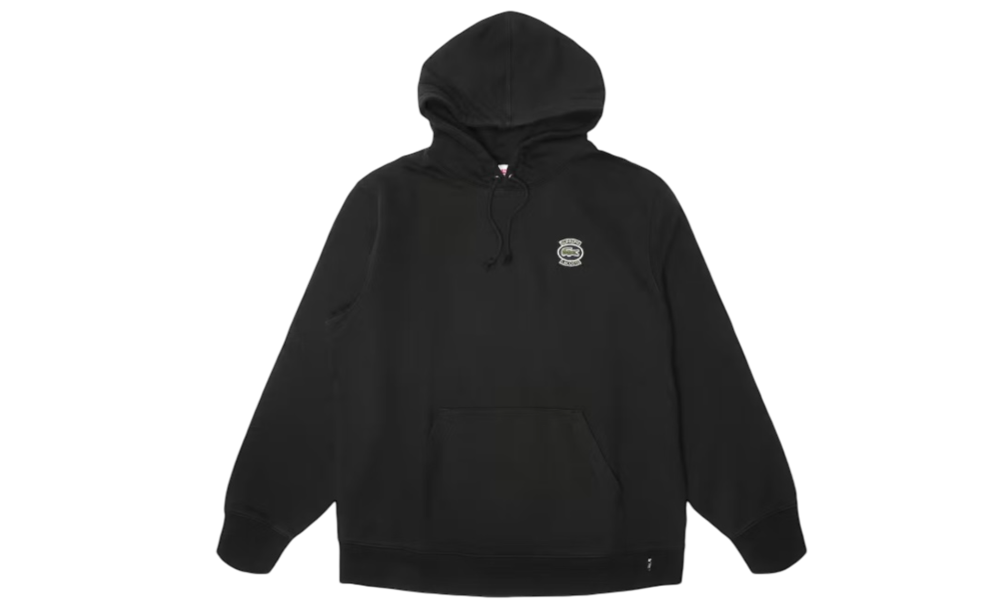 Supreme Lacoste Black Hoodie-Bullseye Sneaker Boutique