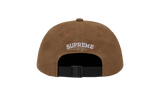 Supreme Napped Canvas Olive 6 Panel Hat