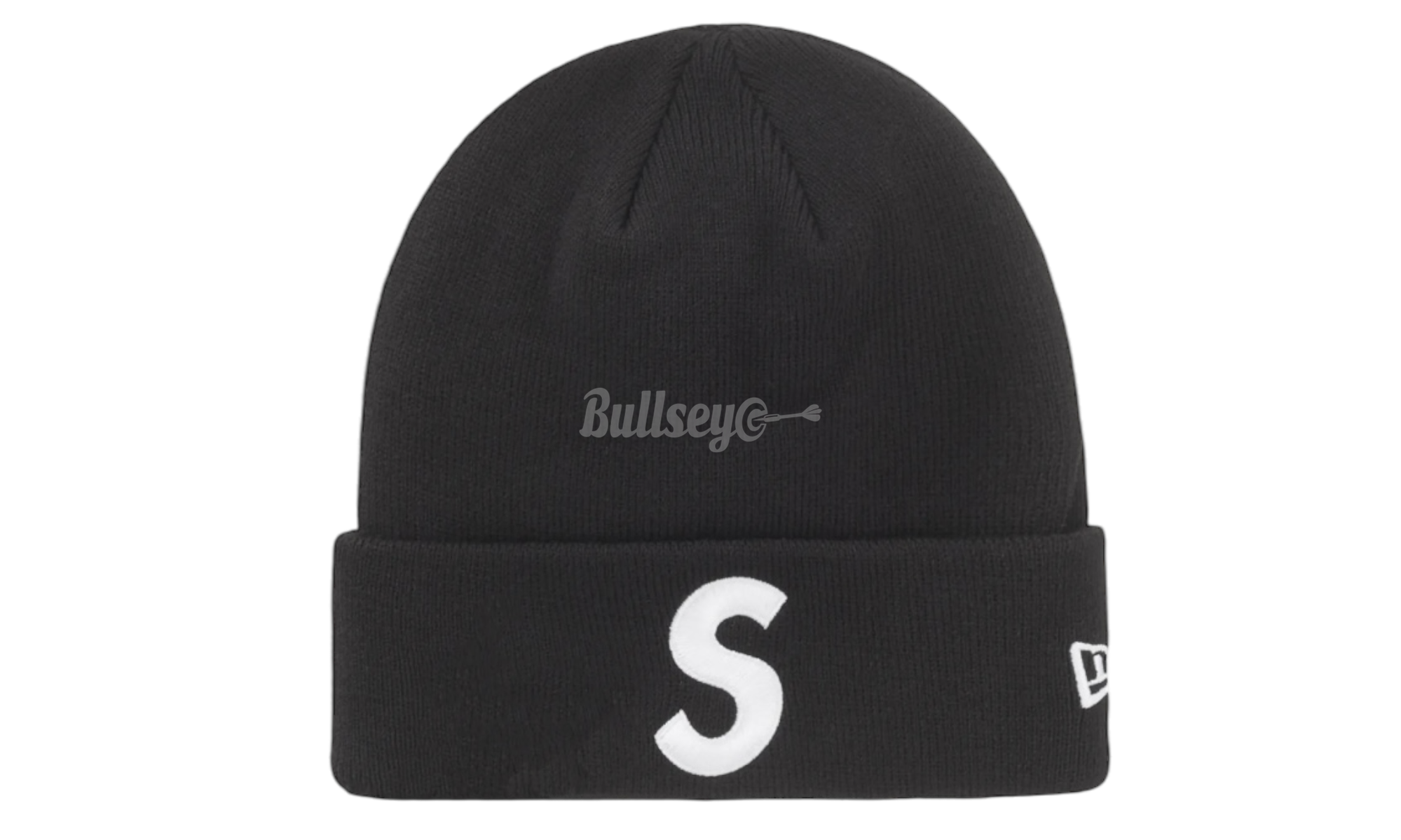 Supreme New Era S Logo Beanie Black (FW24)-Bullseye Sneaker Boutique