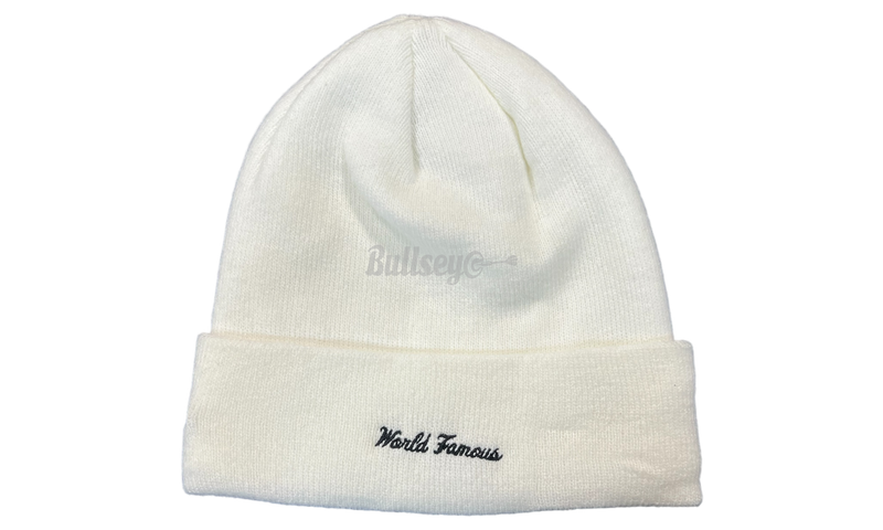 Supreme New Era White Box Logo Beanie (PreOwned)