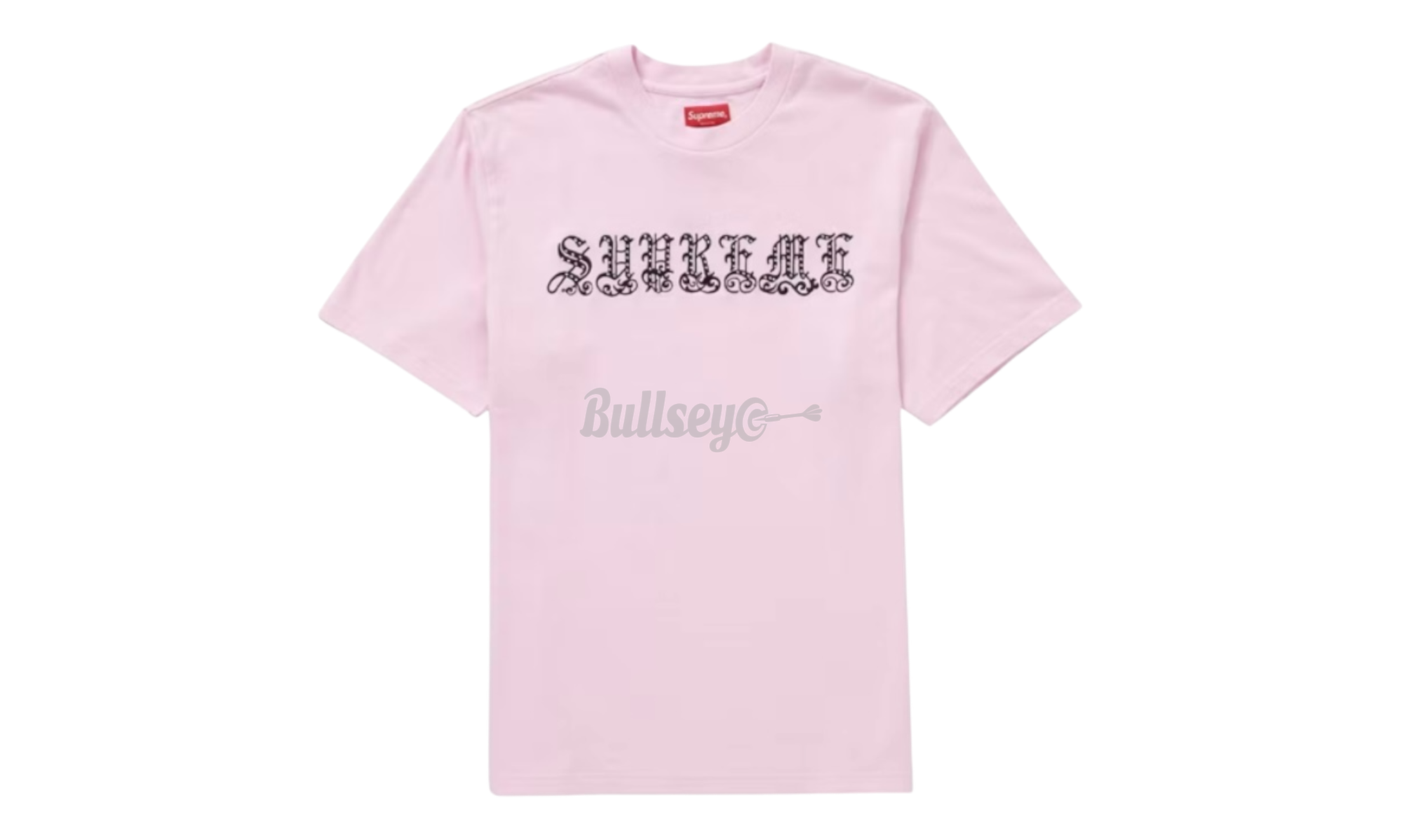 Supreme Old English Rhinestone Pink T-Shirt-Bullseye Sneaker Boutique