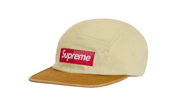 Supreme Pigment 2-Tone Natural Camp Hat-HUGO logo-patch belt bag