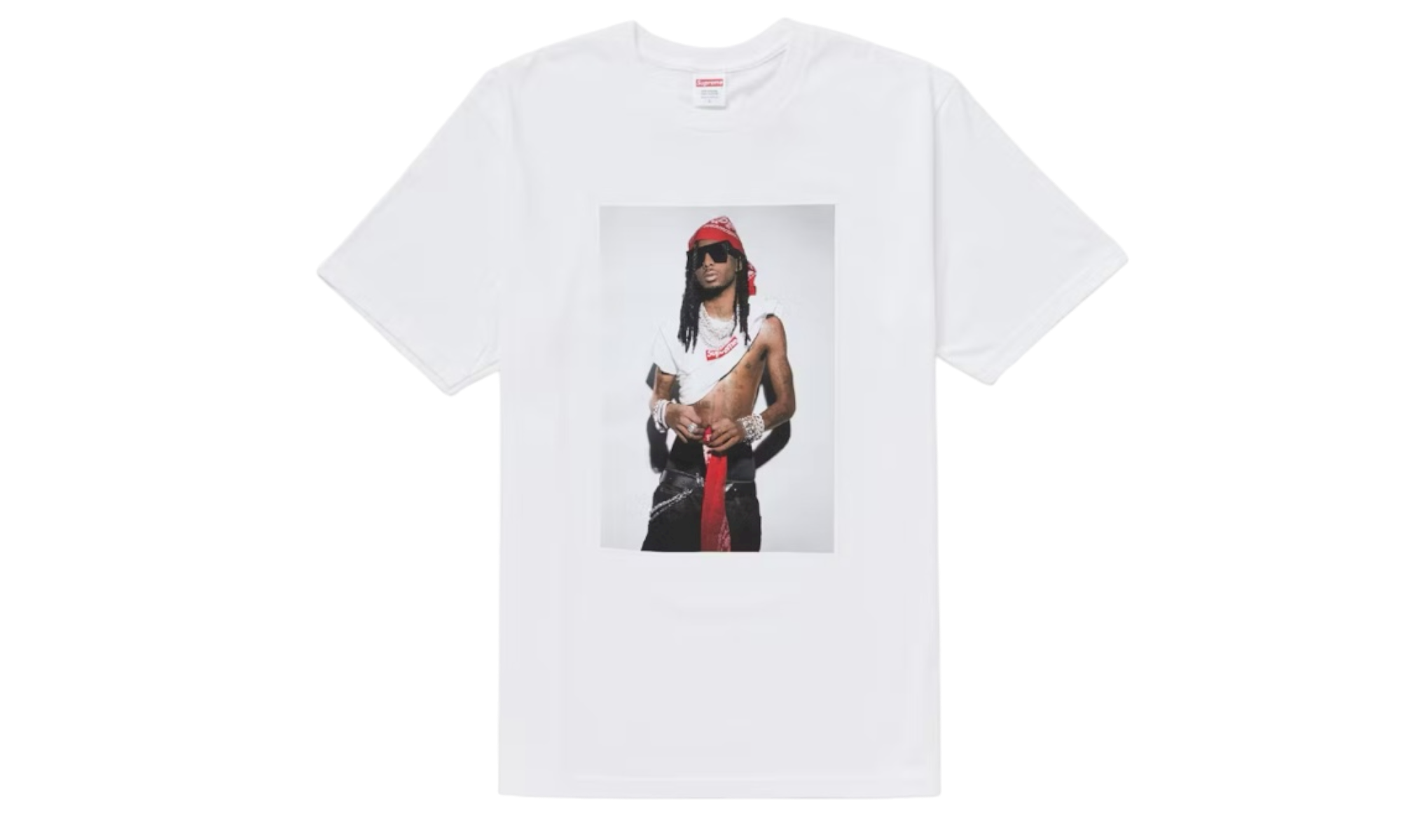 Supreme Playboy Carti White T-Shirt-Bullseye Sneaker Boutique
