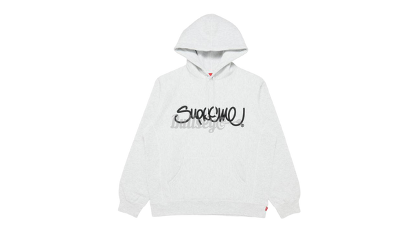 Supreme Raised Handstyle Hooded Grey Sweatshirt-Willow Ladies premium leather lace up boat shoe