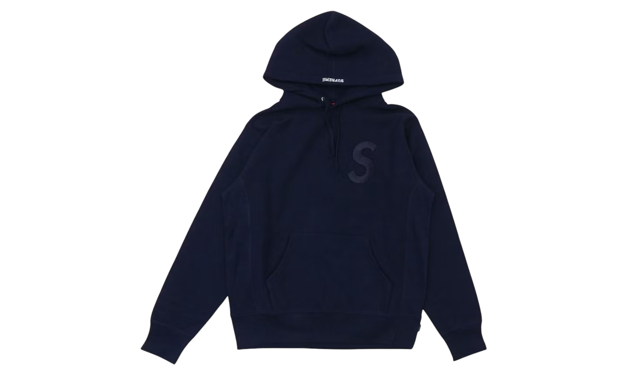 Supreme S Logo Tonal Navy Hoodie-Bullseye Sneaker Boutique