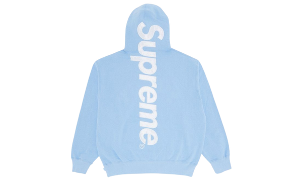 Supreme Satin Applique Baby Blue Hoodie-Bullseye Sneaker Boutique