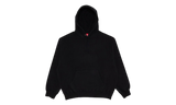 Supreme Satin Applique Black Hoodie