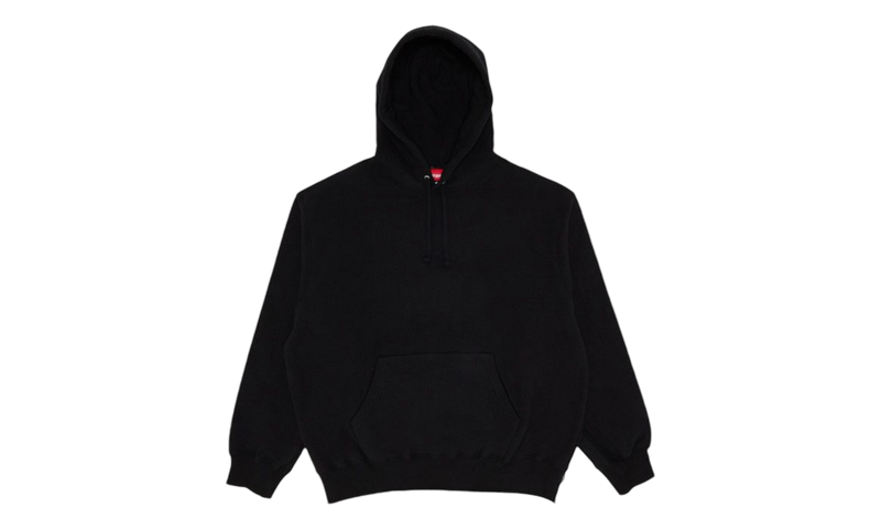 Supreme Satin Applique Black Hoodie