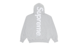 Supreme Satin Applique Grey Hoodie-Bullseye Sneaker Boutique