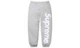 Supreme Satin Applique Grey Sweatpants-Bullseye Sneaker Boutique