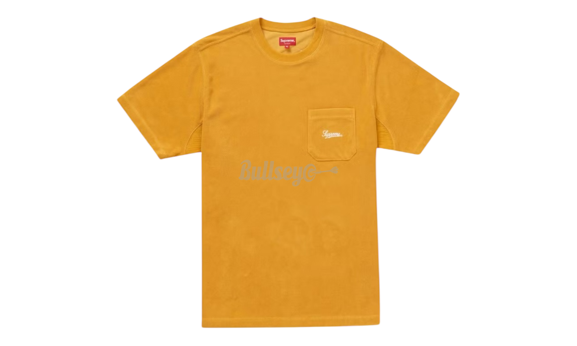 Supreme Terrry Pocket Yellow T-Shirt-Bullseye Sneaker Boutique