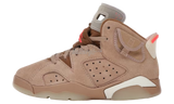 Travis Scott x air jordan sky 1 ps black white gym red Retro "British Khaki" Pre-School-kids air jordan 13 history of flight white metallic silver university red