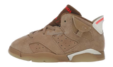 Travis Scott x Air Jordan 6 Retro "British Khaki" Toddler-Bullseye Sneaker Boutique