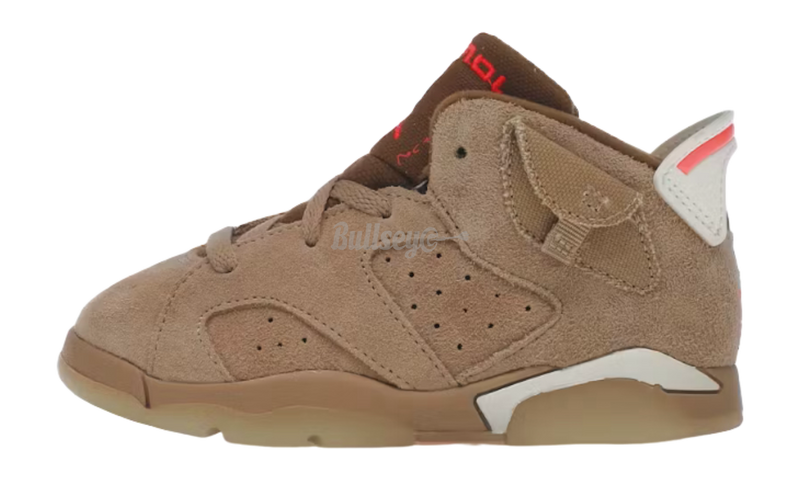 Travis Scott x Air Jordan 6 Retro "British Khaki" Toddler-Bullseye Sneaker Boutique