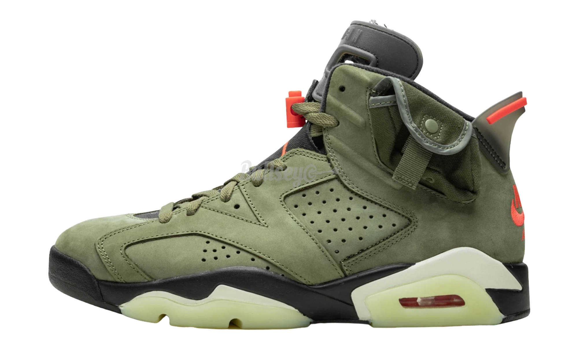 Travis Scott x Air Jordan 6 Retro "Olive" (PreOwned) (No Box)-Bullseye Sneaker Boutique