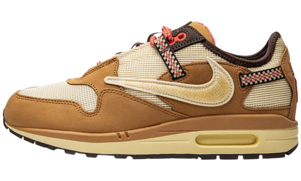 Travis Scott x Nike Air Max 1 "Cactus Jack Wheat" (PreOwned)-Bullseye Sneaker Boutique