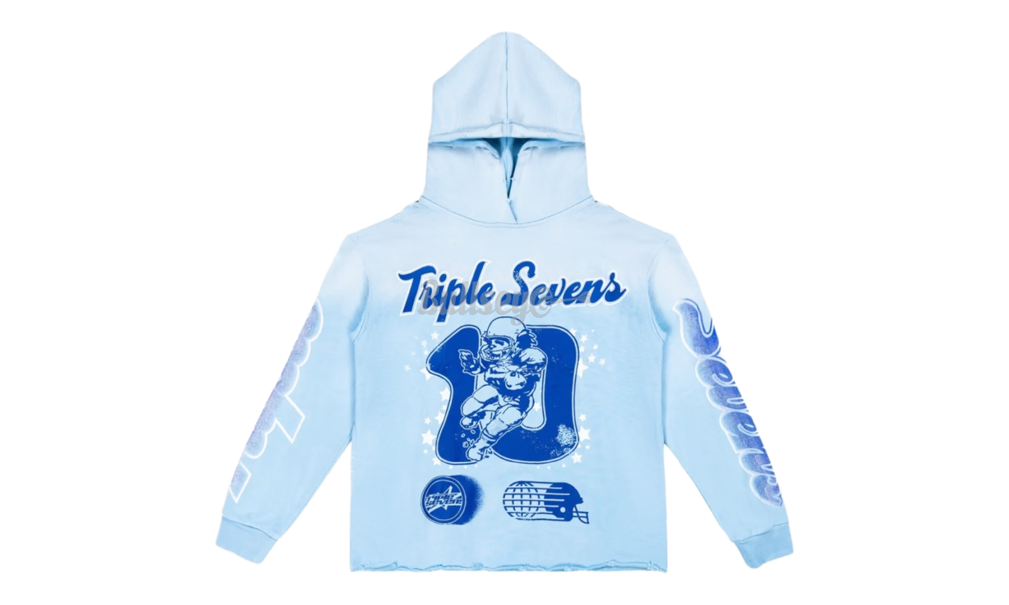 Triple Sevens All Star Football Blue Hoodie-Bullseye Sneaker Boutique