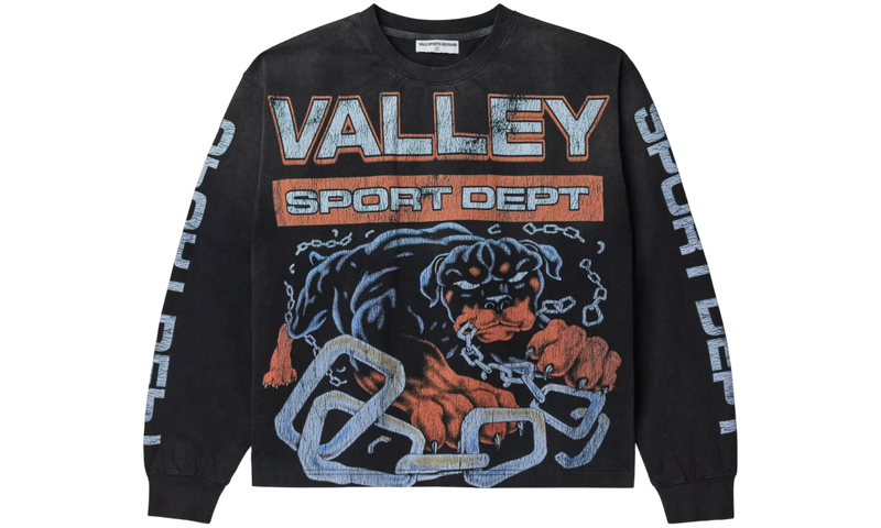 Vale Forever Big Dog Sport Black Longsleeve T-Shirt-Bullseye Sneaker Boutique