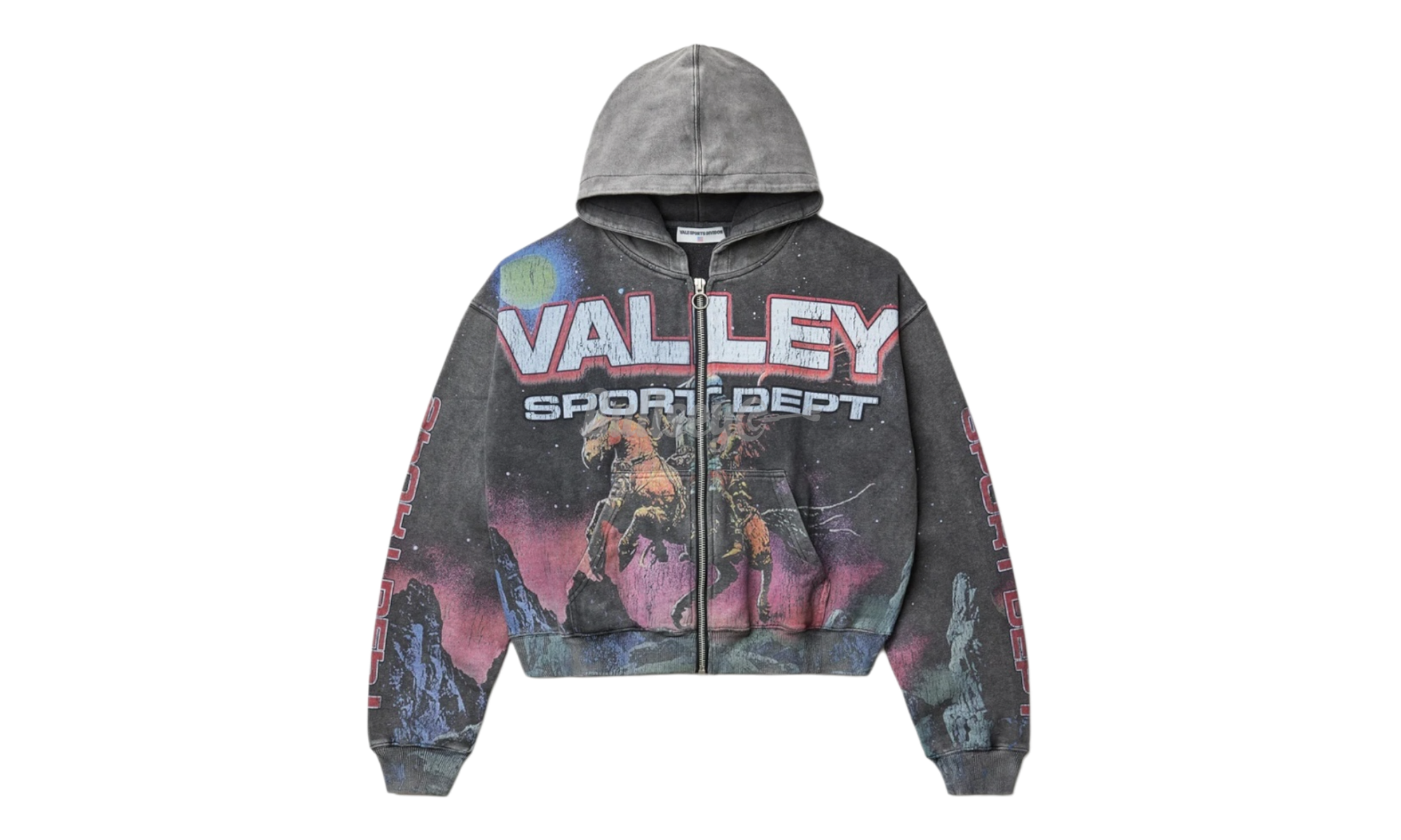 Vale Forever Neptune Black Zip-Up Hoodie-Bullseye Sneaker Boutique