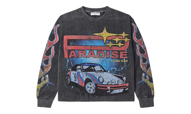 Vale Forever Paradise Racing Black Longsleeve T-Shirt-Bullseye Sneaker Boutique