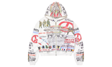 Vale Forever Peace White Zip up Hoodie-Bullseye Sneaker Boutique