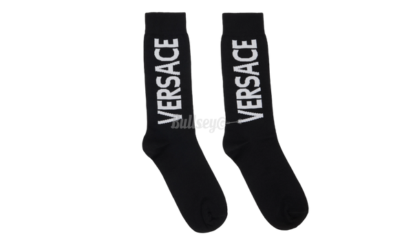 Versace Black Logo Socks-Bullseye Sneaker Boutique