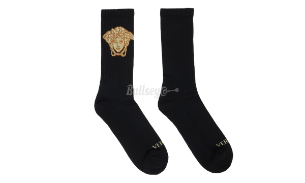 Versace Black Medusa Socks-Bullseye Sneaker Boutique