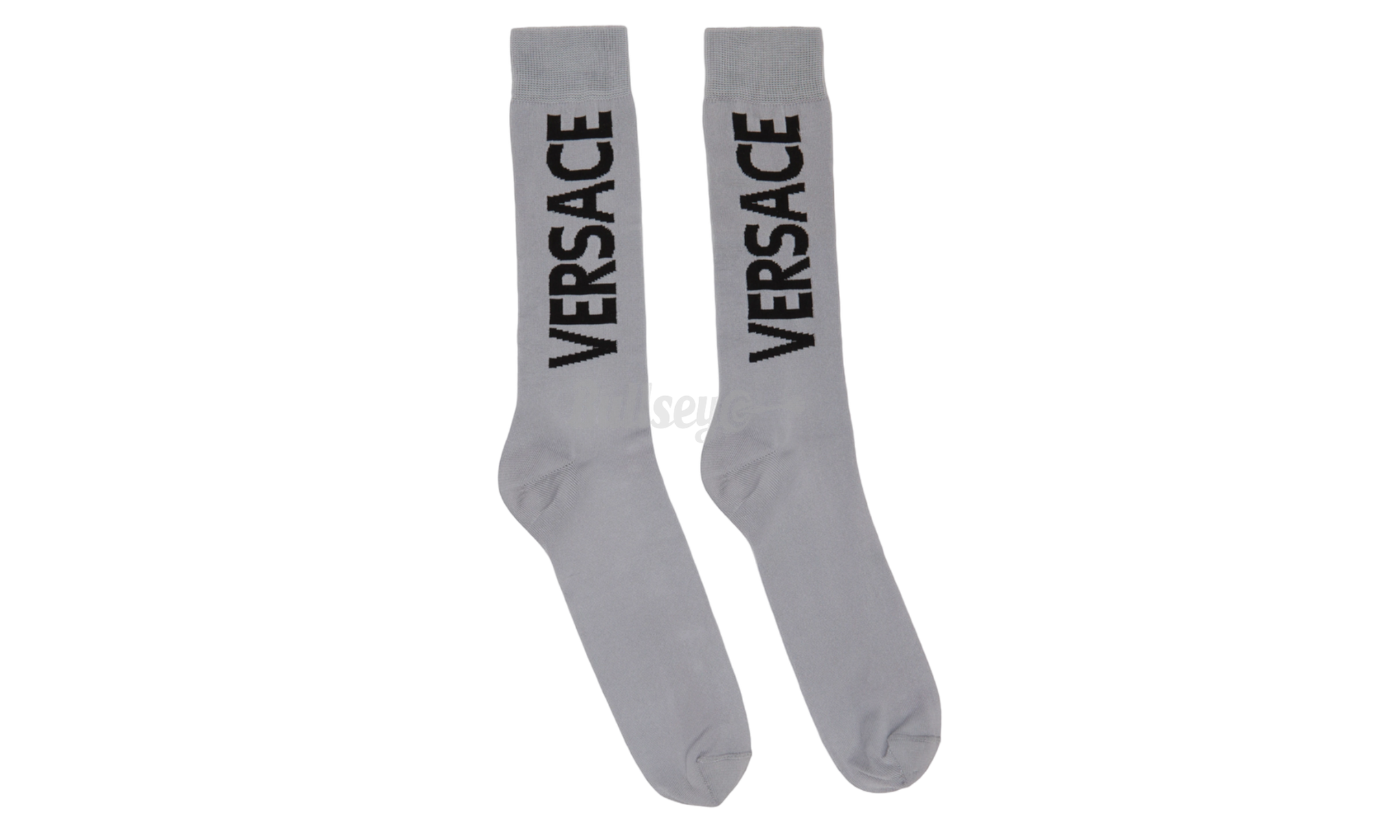 Versace Silver Vintage Logo Socks-Bullseye Sneaker Boutique