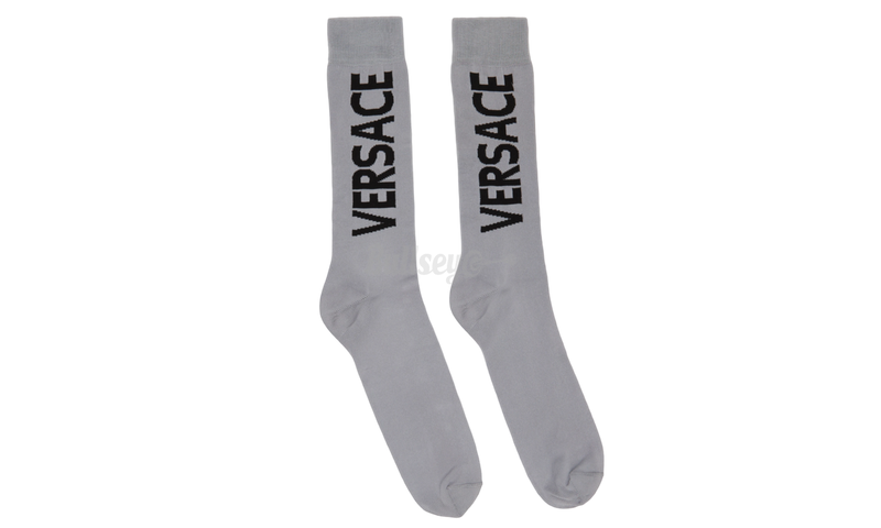 Versace Silver Vintage Logo Socks-Urlfreeze Sneakers Sale Online