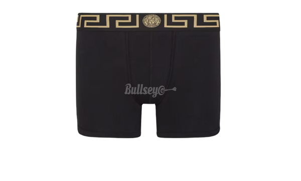 Versace Single-Pack Black Greca Border Boxers-Bullseye Sneaker Boutique