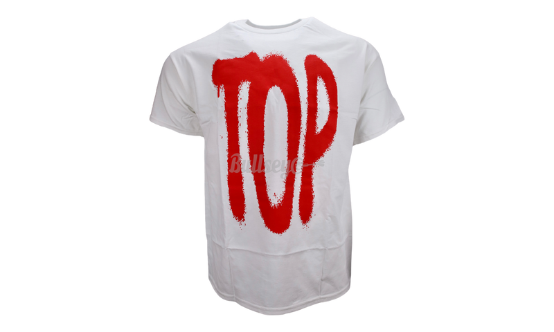 Vlone x NBA YoungBoy "Top" White T-Shirt-nike air foamposite pro weatherman custom