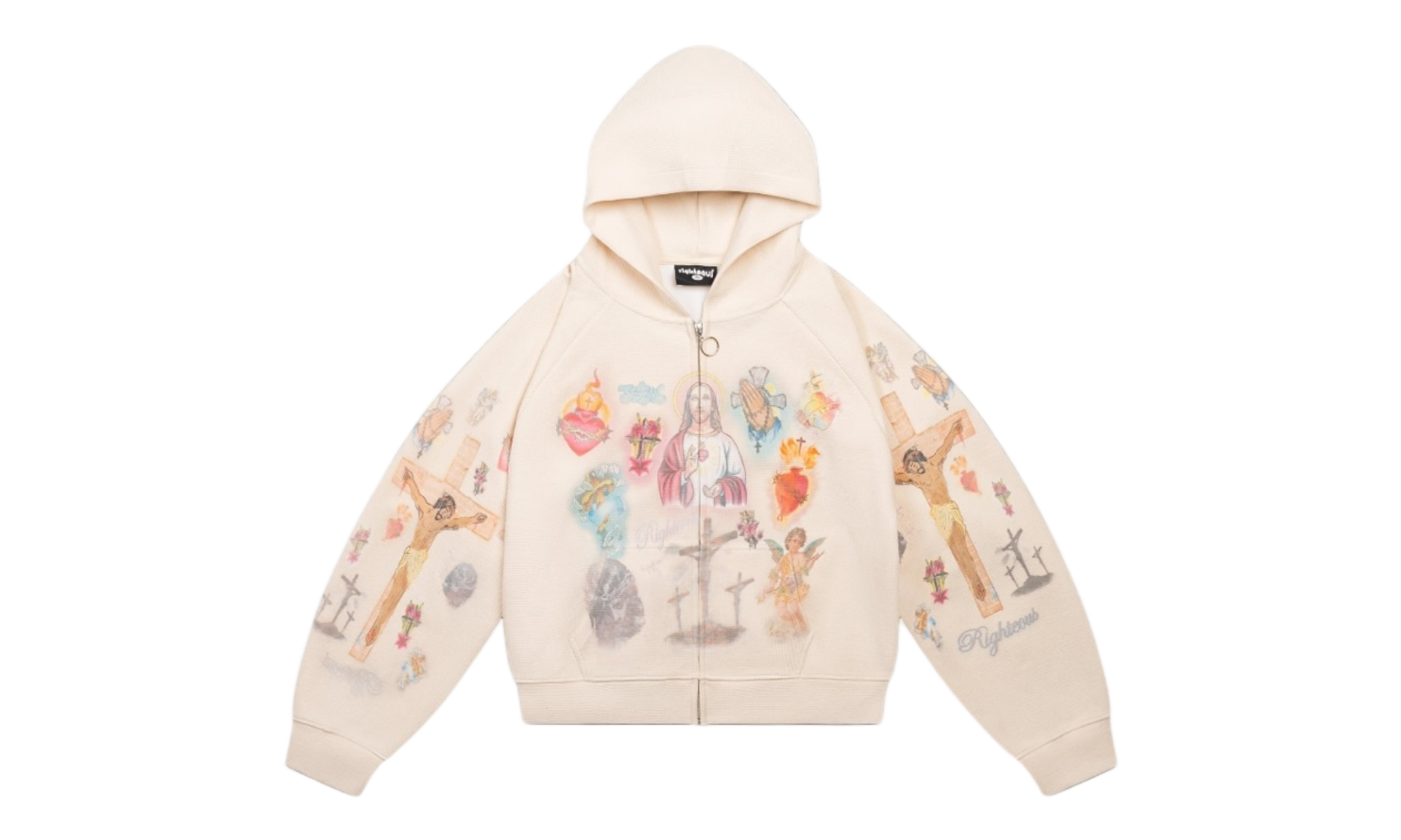 We Are Righteous "Ultimate Sacrifice" Thermal Zip Up-Bullseye Sneaker Boutique