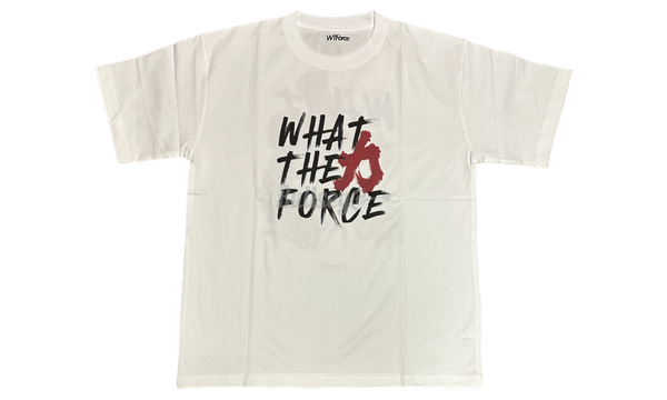 What The Force Centered White Logo-JORDAN 1 MID BRUSHSTROKE