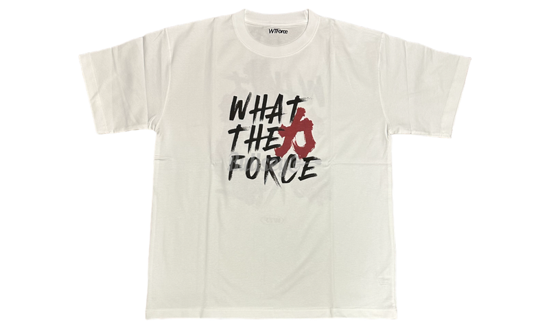 What The Force Centered White Logo-Mars ll smooth lace-up shoes