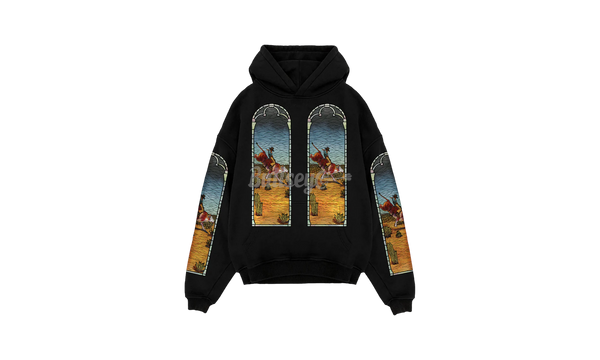 Who Decides War x EST Gee Stained Glass Black Hoodie-Urlfreeze Sneakers Sale Online
