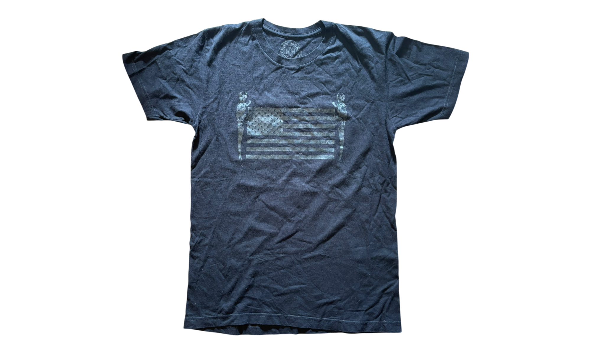 Chrome Hearts Foti American Flag Black T-Shirt (PreOwned)